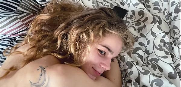  TINY TEEN SABRINA SPICE DEEPTROATS a HUGE COCK FIRST THING IN THE MORNING